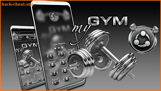 Gym Dumbbell Theme screenshot