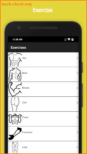 Gym Exercises & Home Workouts 2019 screenshot