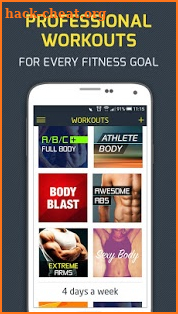 Gym Workout Tracker & Trainer for weight lifting screenshot