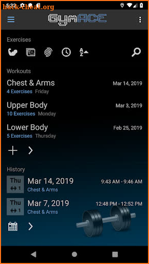 GymACE Pro: Workout Tracker & Body Log screenshot