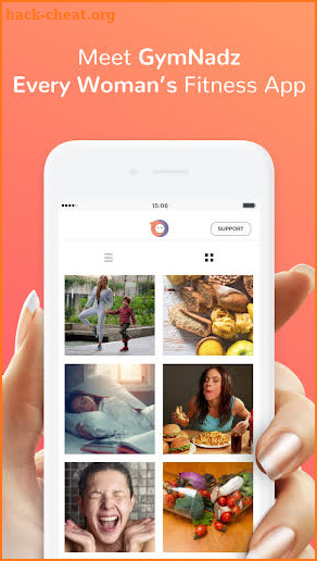 GymNadz - Women's Fitness App screenshot