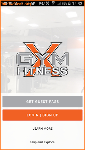 GymX Fitness screenshot