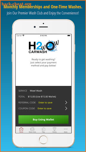 H2WOW Carwash screenshot