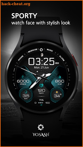 H310 Watch Face - YOSASH screenshot