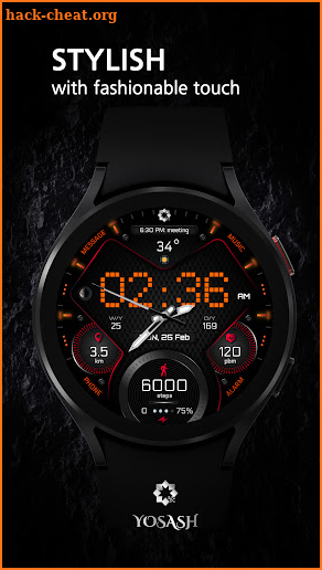 H355 Watch Face - YOSASH screenshot