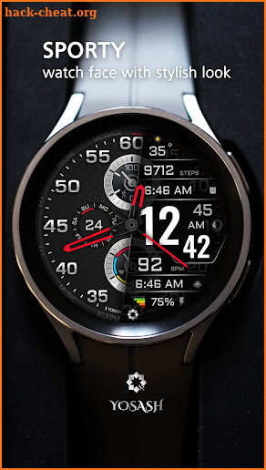 H360 Watch Face - YOSASH screenshot