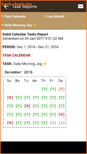 Habit Calendar : Easy Tracker for Habit Streaks. screenshot