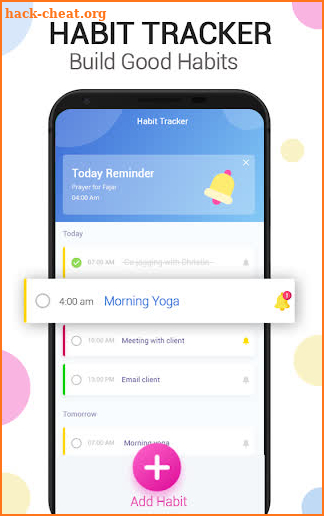 Habit Tracker-Goal Planner App screenshot