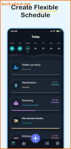 Habit360 - Habit Tracker & Routine Planner screenshot