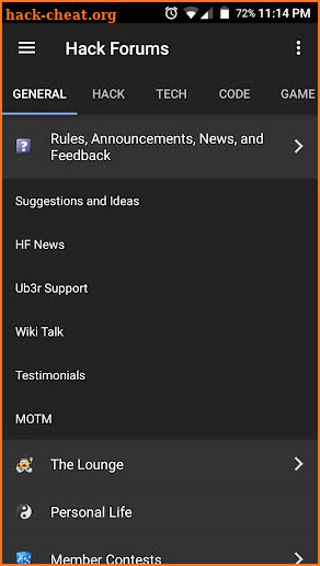 Hack Forums Mobile screenshot