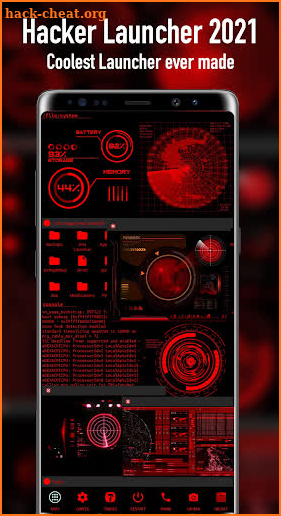 Hacker Launcher - Iris Themes screenshot