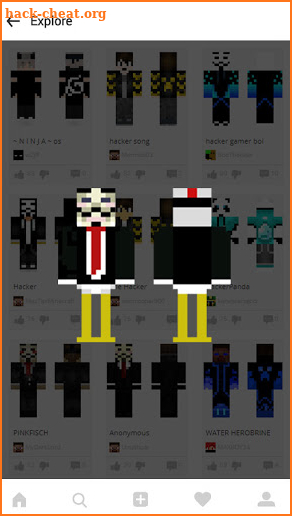 Hackers Skins For Minecraft screenshot