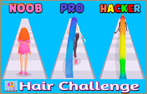 Hair challenge Run Rush screenshot