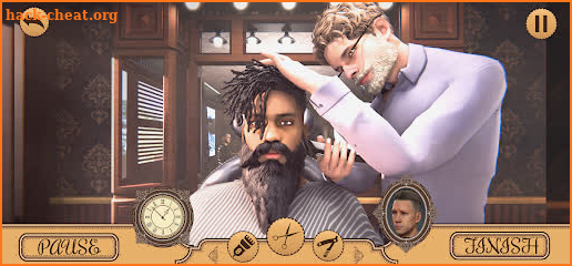 Hair Chop 3d: Barber Shop Game screenshot