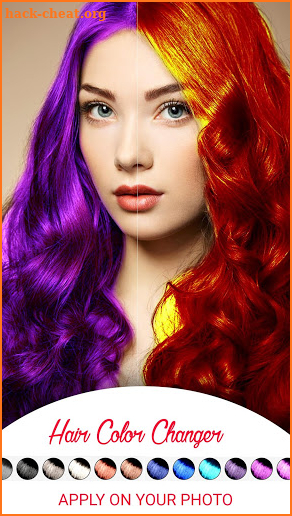 Hair Color Change Photo Editor screenshot