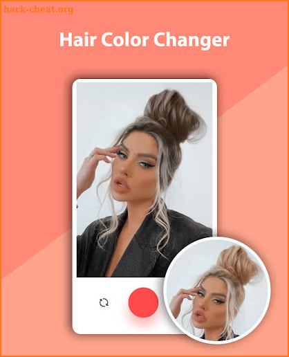 Hair color changer screenshot