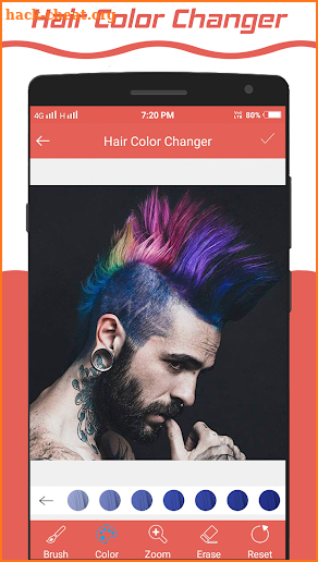 Hair Color Changer screenshot