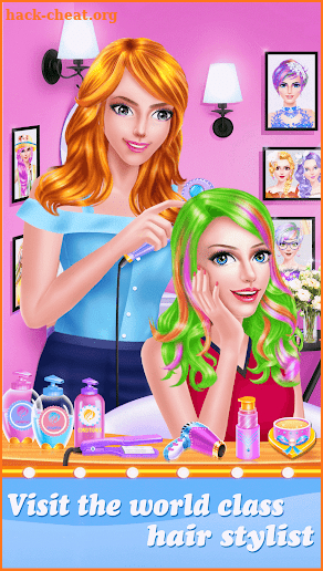 Hair Color Makerover Salon screenshot