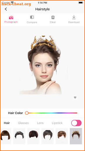 Hair Makeover - modiface screenshot