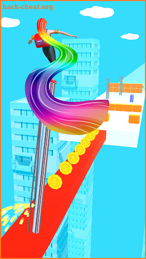 Hair runner challenge 3d game run screenshot