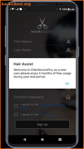 HairAssist screenshot