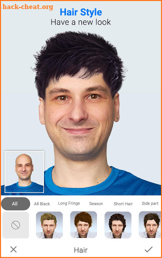 Hairdo : Men Hairstyle & Boys Haircut Photo Editor screenshot