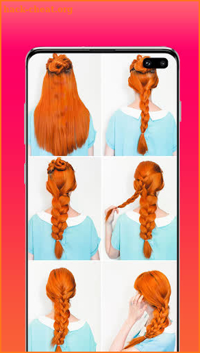 Hairstyle step by step 2019 screenshot