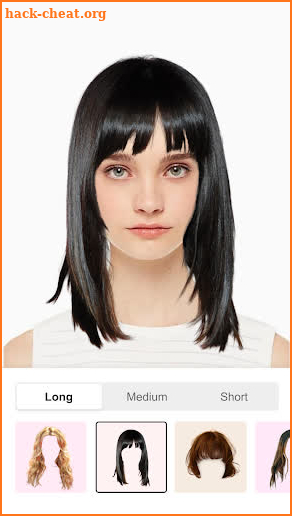 Hairstyle Try On Color Changer screenshot