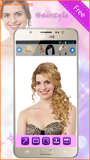 Hairstyles Change Hair Color screenshot