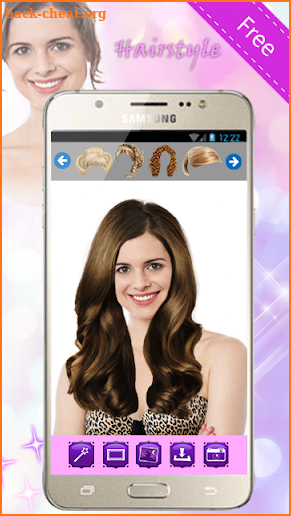 Hairstyles Change Hair Color screenshot