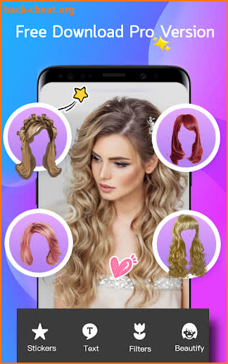 Hairstyles Color Changer & Wigs screenshot