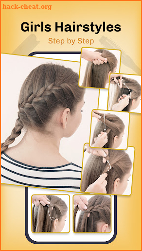 Hairstyles step by step screenshot