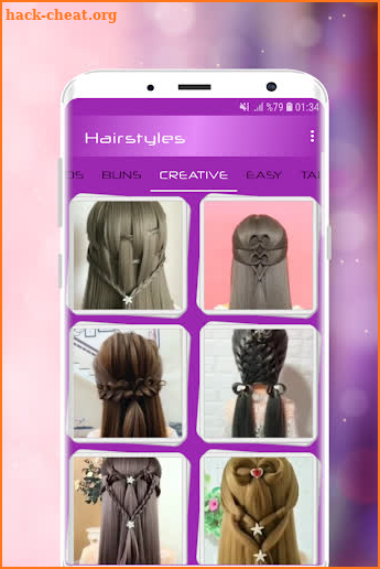 Hairstyles Step by Step Videos (Offline) screenshot