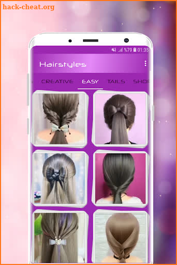 Hairstyles Step by Step Videos (Offline) screenshot