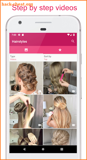 Hairstyles 💇 Video tutorials & ideas 2018 (Women) screenshot