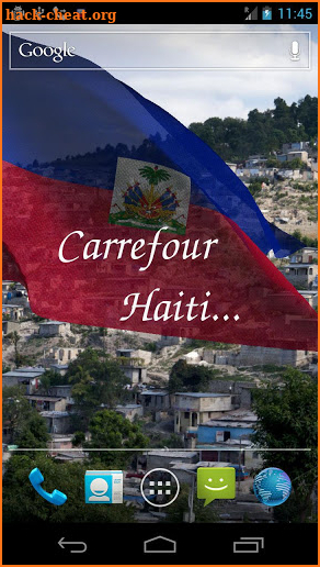 Haiti Flag Live Wallpaper screenshot