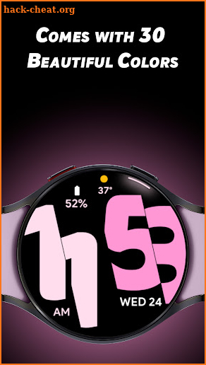 Half Numbers - Watch face screenshot