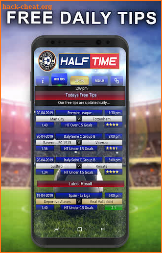 Half Time Football Betting Tips screenshot