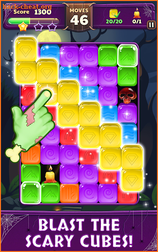 Halloween Blast - Crush the Cubes screenshot