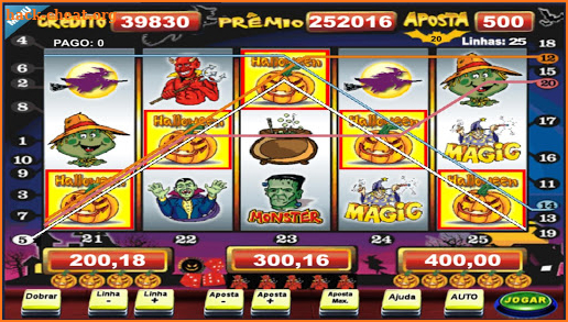 Halloween Caça Niquel Video Slot screenshot