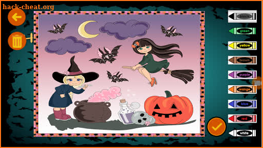 Halloween Coloring Book - Trick or Treat screenshot