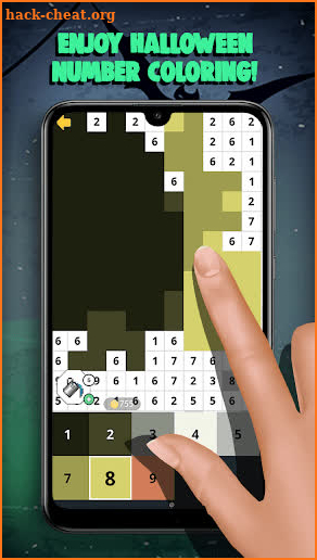 Halloween Coloring By Numbers screenshot