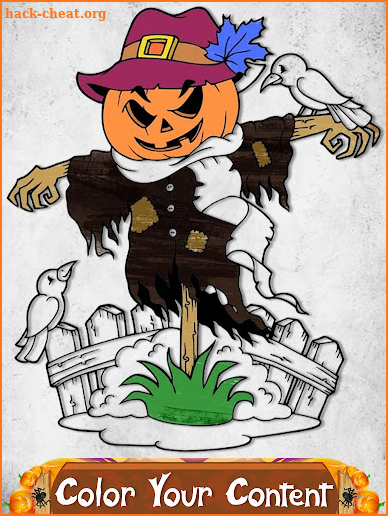 Halloween Coloring Page Games screenshot