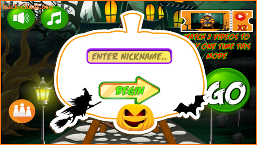 Halloween dart wheel screenshot