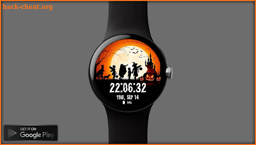 Halloween Digital X1 WatchFace screenshot