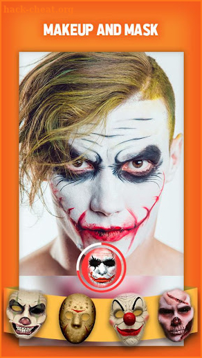 Halloween Face mask - Halloween Makeup Camera screenshot