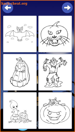 Halloween games free coloring screenshot