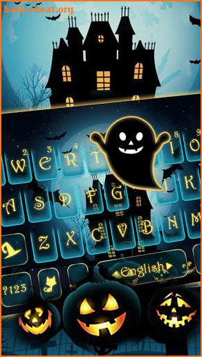 Halloween Ghost Keyboard Theme screenshot