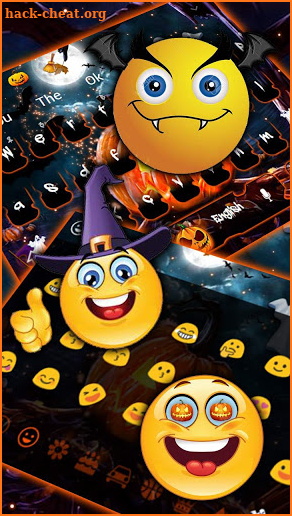 Halloween Gravity Keyboard screenshot