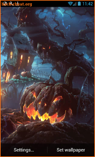 Halloween Live Wallpaper Free screenshot